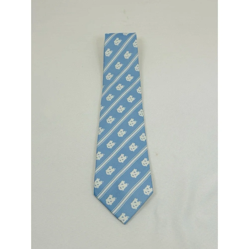University of North Carolina Tie UNC Larson Sports Baby Blue White